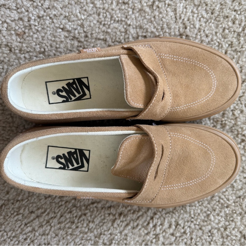 Vans Tan Slip-On Shoes